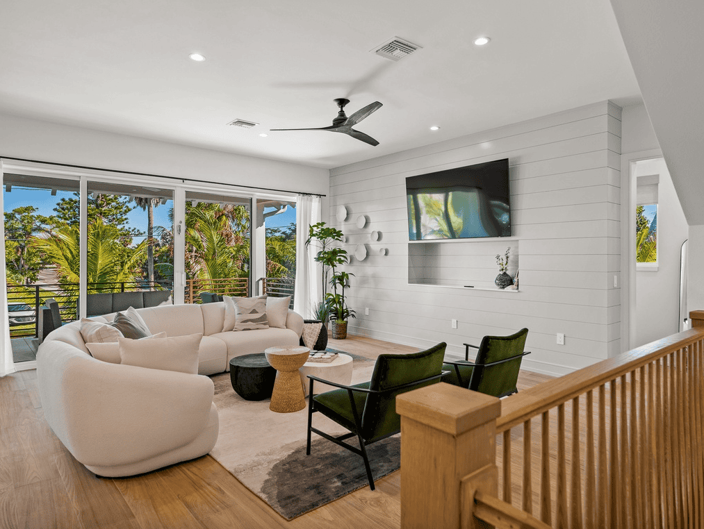 living room of AMI rental
