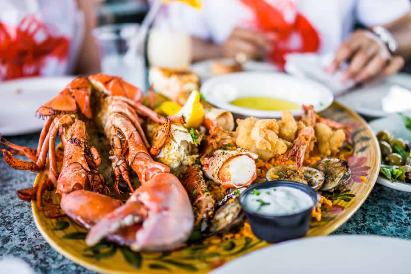 seafood plate