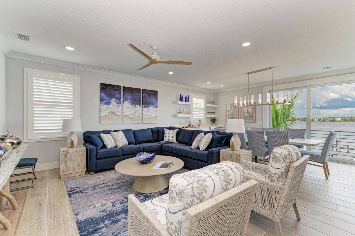 living room of AMI rental