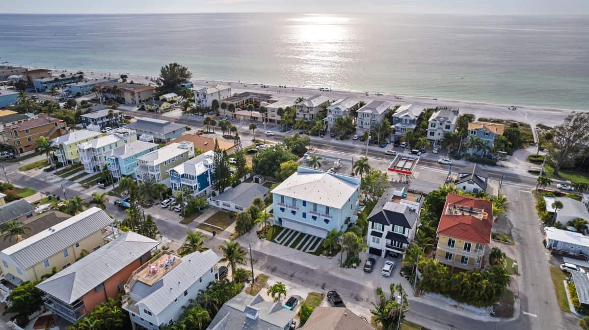 aerial view of AMI vacation rental