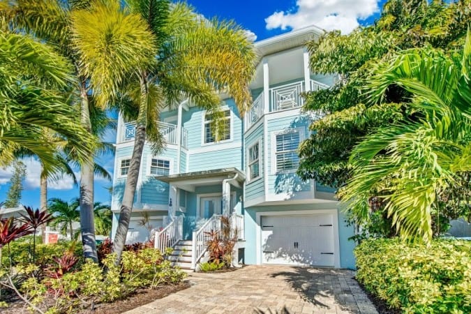 exterior of vacation home